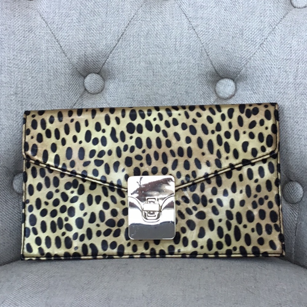 Talbots Animal Print Clutch